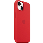 Силиконовый чехол SILICONE CASE MagSafe для iPhone 14 №07 Red (+АНИМАЦИЯ без цвета)