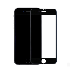 Противоударное стекло NONAME для iPhone 7/8 черное, полный клей