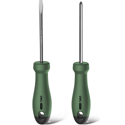 Набор отверток DELI HT1002L"Home Series Green", SL5x100+PH1x100, 2шт