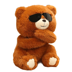 Мягкая игрушка Медведь в очках 5728-21