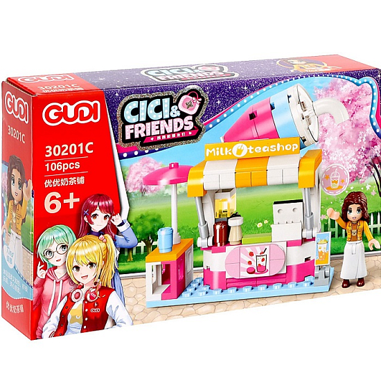 Конструктор GUDI Подружки. Милкшейк, 106 деталей