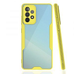 Силиконовый чехол BUBBLE для Samsung Galaxy A72 желтый