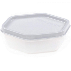 Контейнер Dolcezza №115 с крышкой, 0,25л (бесцветный, крышка дымчатая)