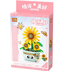 Конструктор LOZ 8840_MK Подсолнух в горшочке