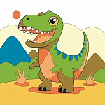 Картина по номерам Путешественник холст на подрамнике 20*20 43876