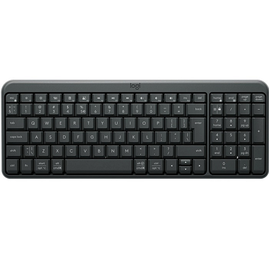 Клавиатура БП LOGITECH K250, графитовый