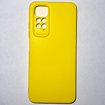 Задняя накладка Мобилис для Xiaomi Redmi Note 11 4G, желтый , матовая с защитой камеры
