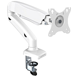 Кронштейн ARM Media LCD-T21 белый, для мониторов, 15"-32" макс.7кг настольный поворот и наклон верт.перемещ.