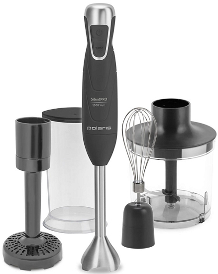 Блендер POLARIS PHB 1380 Silent серый/серебристый