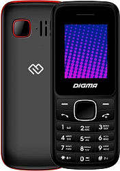 Телефон DIGMA Linx A170 2G черный/красный