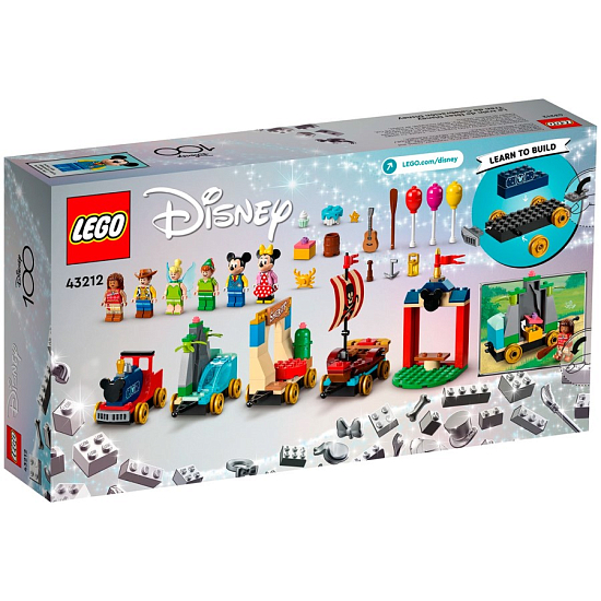 Конструктор LEGO Disney 43212 100 лет Праздничный поезд