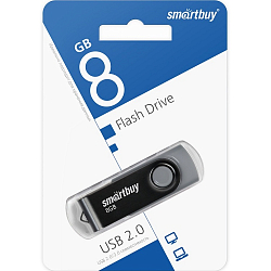 USB  8Gb SMARTBUY Twist чёрный