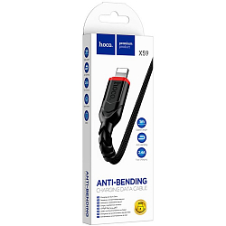 Кабель USB <--> Lightning 1.0м HOCO X59 Victory чёрный