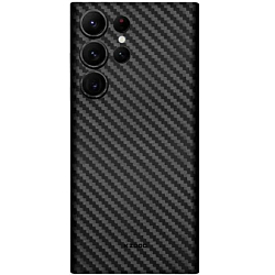 Задняя накладка K-Doo KEVLAR для SAMSUNG Galaxy S23 Ultra, под карбон, чёрный