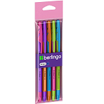 НАБОР Ручек шариковых Berlingo "Tribase Fuze" синяя, 0,7мм, 5шт., пакет с евр CBp_70922_5