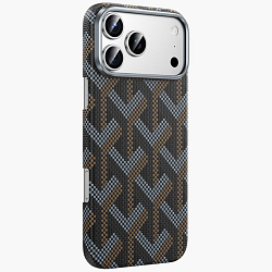 Задняя накладка KEEPHONE KEVILAR PRAGUE MAGSAFE CASE для iPhone 17 PRO, MIDAS