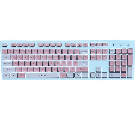 Клавиатуры XO KB-05, розовая (АНГЛ. раскладка)