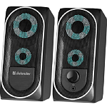 Колонки 2.0 DEFENDER Solar 2 чёрный (2*4Вт)