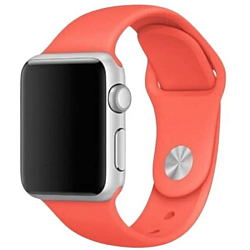 Силиконовый ремешок ISA Silicone для Apple Watch 38/40/41mm Бледно-красный