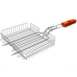 Решётка гриль BBQ time, глубокая, 28х22 см
