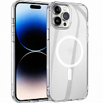Силиконовый чехол HOCO magnetic series для iPhone 17 Pro Max Transparent