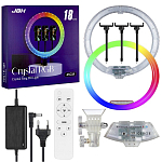 Светодиодное кольцо-подсветка 45см 18" JBH RD-45 RGB