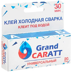 Эпоксидный клей К2 Grand Caratt, универсальный, двухкомпонентный, 20 г   5164226