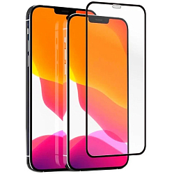 Противоударное стекло 3D NONAME для iPhone 14 Pro, матовое, черное