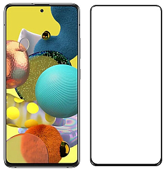 Противоударное стекло 3D Zibelino для Samsung Galaxy A72 черное
