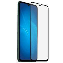 Противоударное стекло DF для Xiaomi Redmi 12C/Poco C55 DF xiColor-103 (black)
