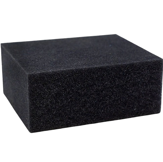 Губка GRASS IT-0453, черная 120*100*50 мм