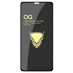 Противоударное стекло NONAME для SAMSUNG Galaxy A31, OG, Anti-Shock, черное, полный клей, в техпаке