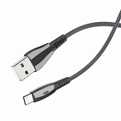 Кабель USB <--> Type-C  1.0м CELEBRAT CB-12T черный