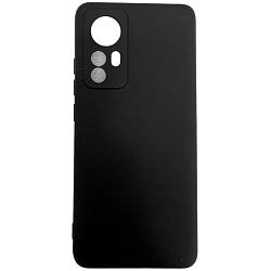 Задняя накладка SILICONE COVER для Xiaomi 12X 5G №01 Черный