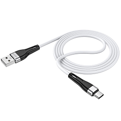 Кабель USB <--> Type-C  1.0м BOROFONE BX46 Rush белый