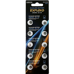 Элемент питания EXPLOYD AG01 (LR60/LR621) BL-10 (10/200/2000)EX-B-1108