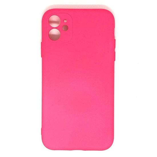 Силиконовый чехол NANO для iPhone 11 (Фуксия)