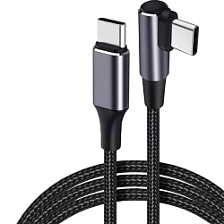 Кабель Type-C <--> Type-C  1.5м JETACCESS JA-DC55 черный, PD, 5A