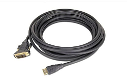 Кабель HDMI <--> DVI-D  4.5м GEMBIRD [CC-HDMI-DVI-15] черный