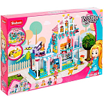 Конструктор Sluban Розовая мечта «Загородный дом», 601 деталь 9590263