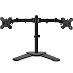 Кронштейн для мониторов BURO BU-M042-D черный 17"-27" макс.8кг настольный поворот и наклон верт.перемещ.