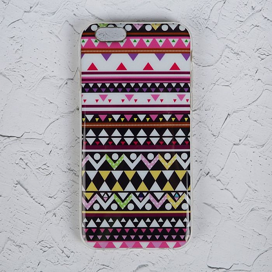Силиконовый чехол Luazon для iPhone 6/6S, орнамент MZF-0026 2515938