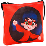 Сумка-кошелёк, для девочки через плечо "Супер девочка", 13х13х2 см 10218055