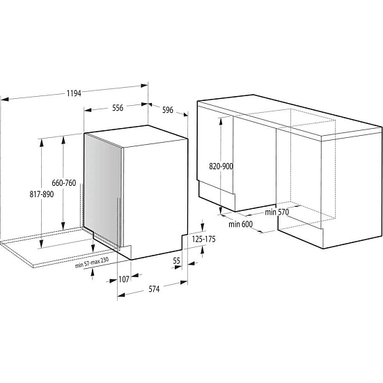 Посудомоечная машина GORENJE GV631D60