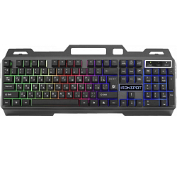 Клавиатура DEFENDER IronSpot, GK-320L, чёрный