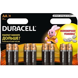 Элемент питания DURACELL LR06 BL-8 PLUS (8/96)