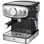 Кофеварка эспрессо BQ CM1006 Черный-Стальной