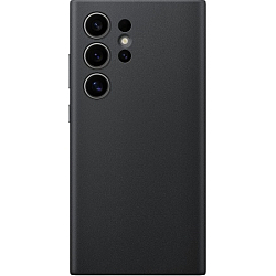 Задняя накладка VEGAN LEATHER CASE для Samsung Galaxy S24 Ultra черный