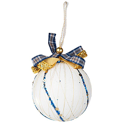 Ёлочный шар "Иней" SYPMQA-0223349, 8см арт.106369