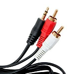 Кабель Jack 3.5 <--> 2RCA  1.5м ISA